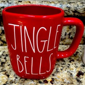 Rae Dunn Jingle Bells coffee mug